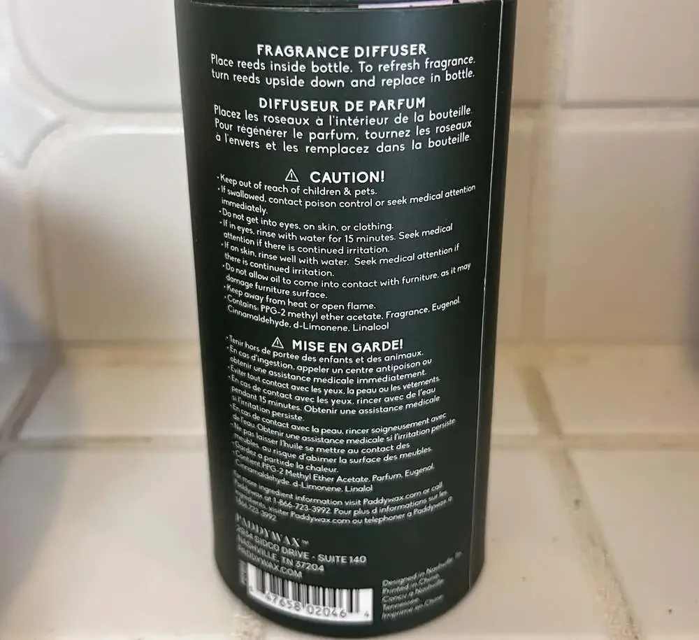 Paddywax Balsam & Juniper Scented Fragrance Reed Diffuser New In Box